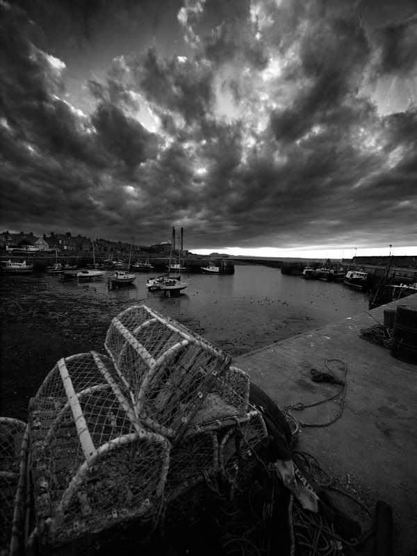 07/10/2007 Port Seton at low tide, dusk